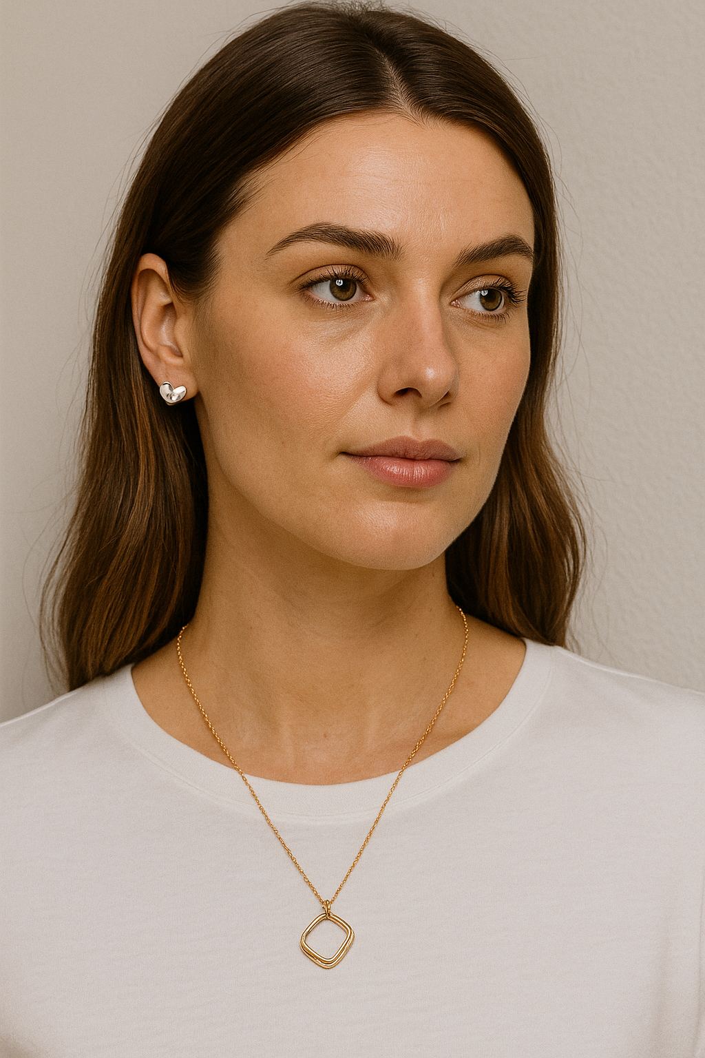 Minimal Grace Open Frame Pendant