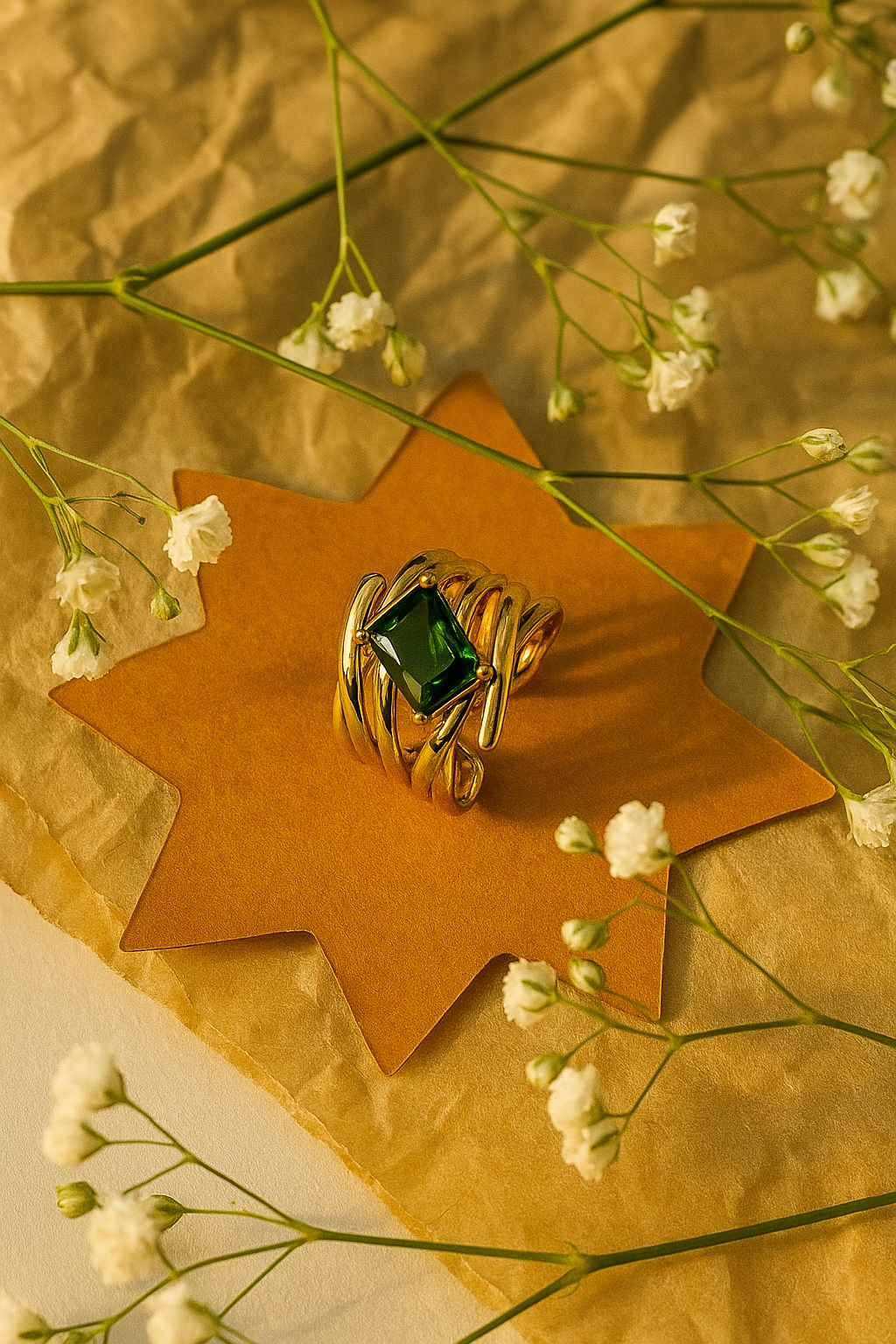 Emerald Embrace Ring