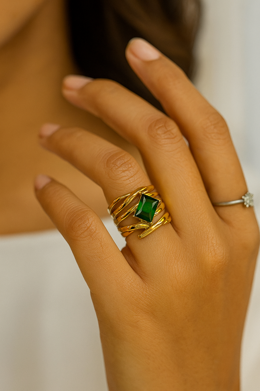 Emerald Embrace Ring