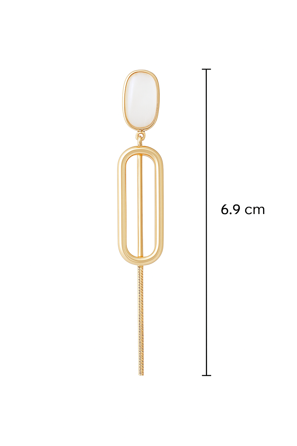 Elora Rose Gold Drop Earrings