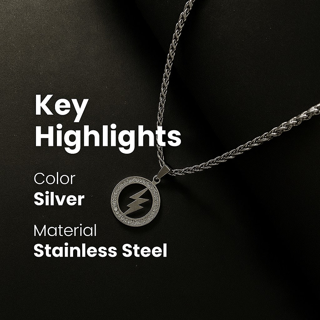 Thunderbolt Silver Chain