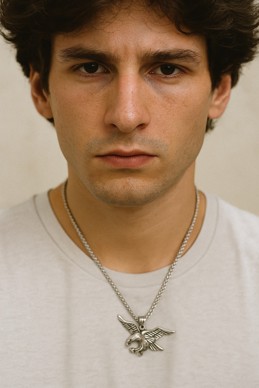 Winged Beast Eagle Pendant Necklace