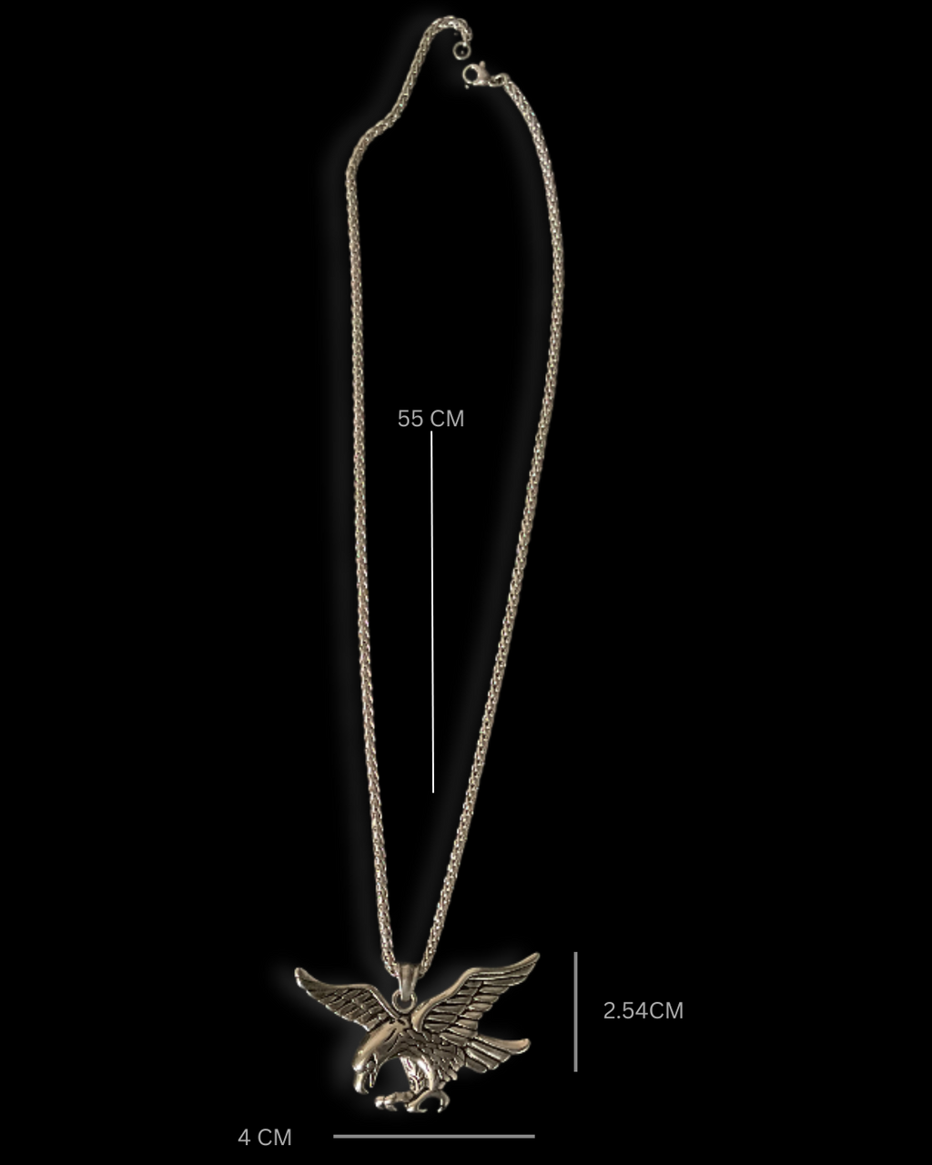 Winged Beast Eagle Pendant Necklace