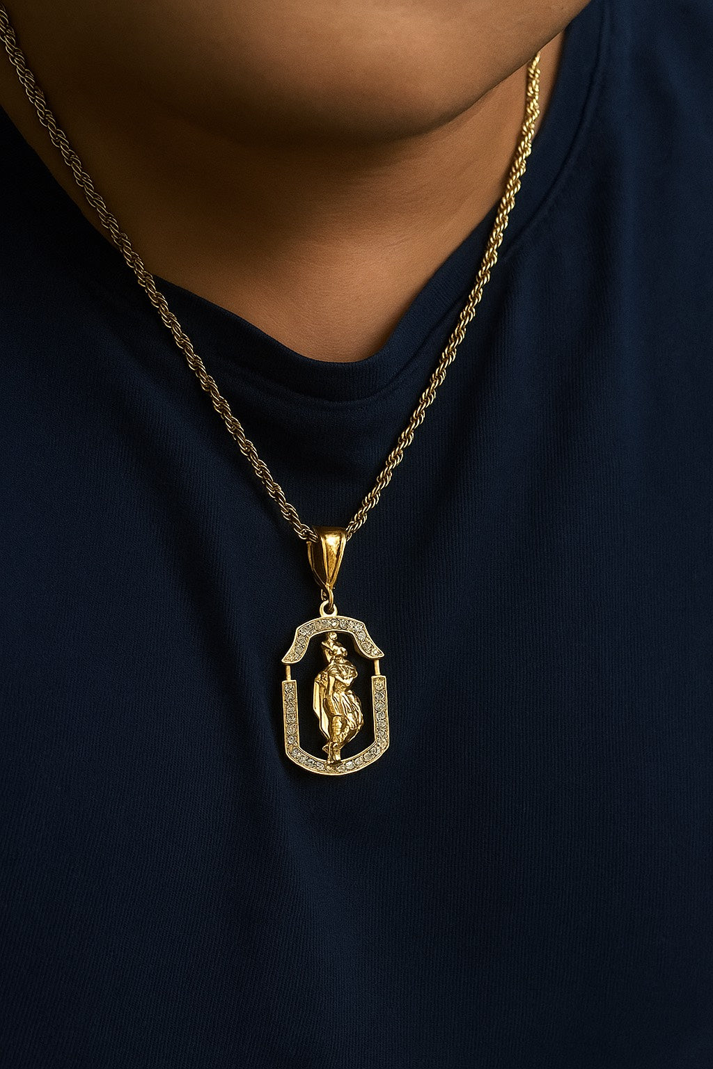 Divine Krishna Pendant Necklace