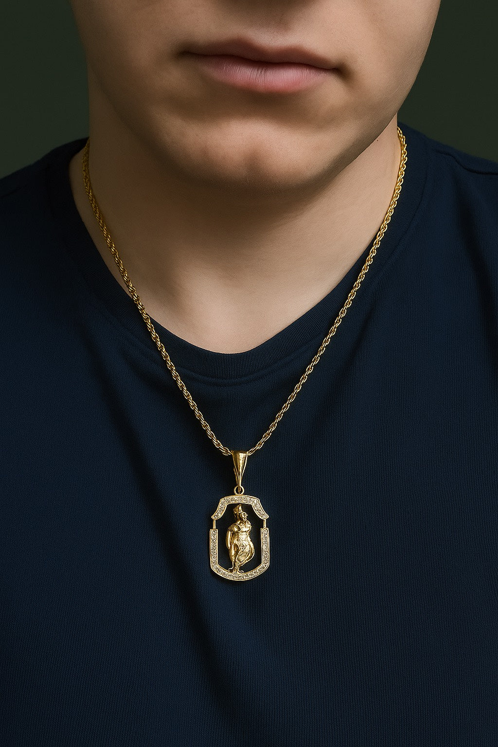 Divine Krishna Pendant Necklace