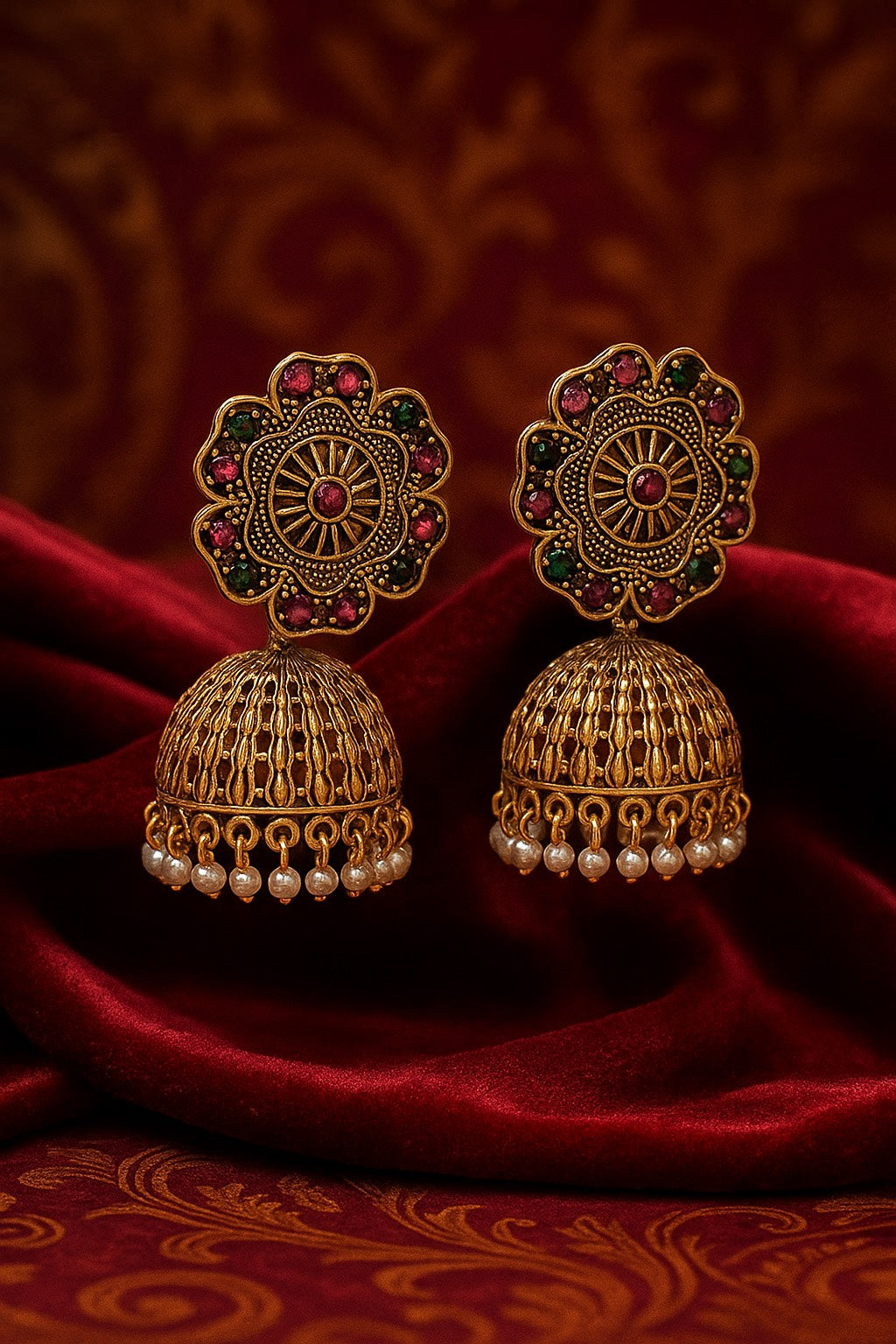 Royal Heritage Jhumka Earrings