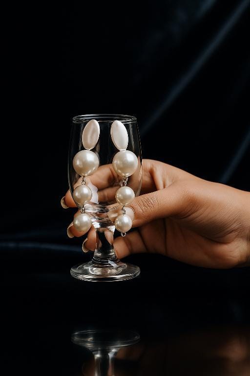 Elora Luxe Pearl Drop Earrings