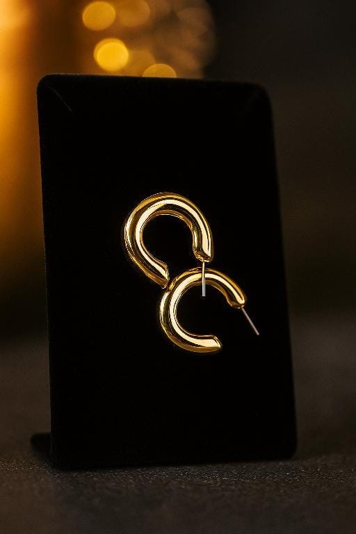 Aura Bold Gold Hoops