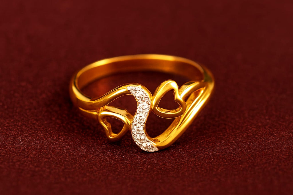 Golden Serpent Elegance Ring