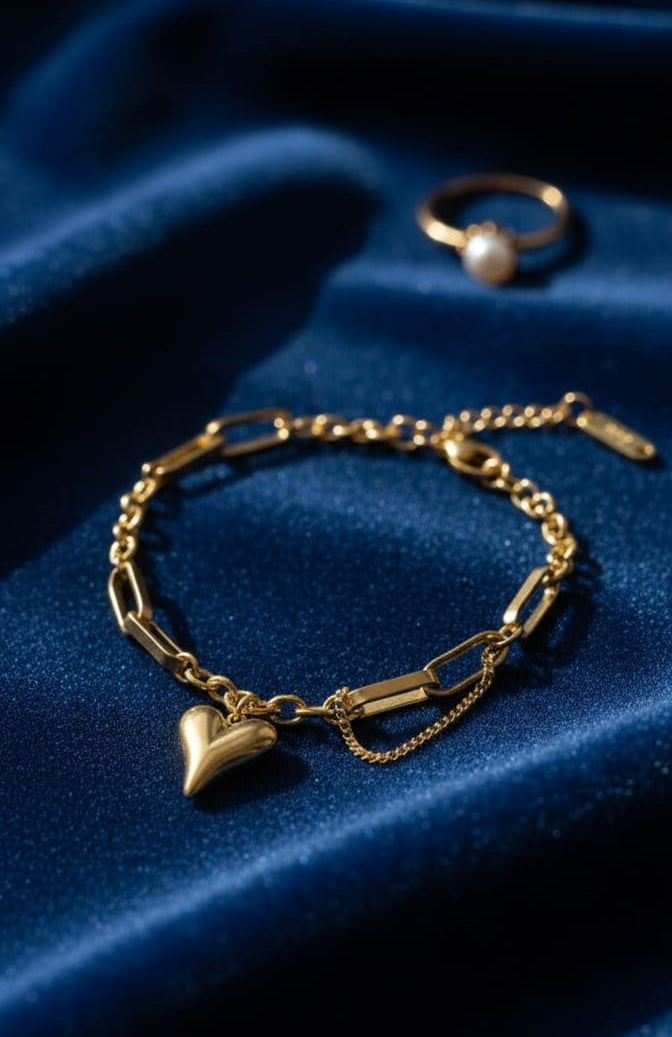 Paperclip Love Link Bracelet